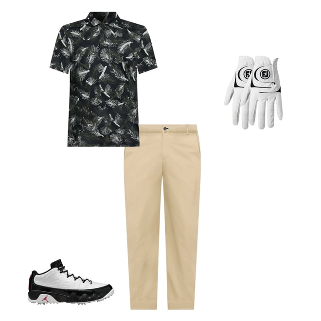 Nike Air Jordan 9 G Golf Shoes White/Fire Red/Black/Cool