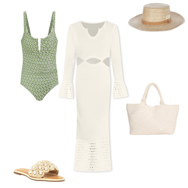 3rd bundle featuring 4 items which compliment Antonio Melani x Style by Simkins Charlsie V-Wire One Piece Swimsuit