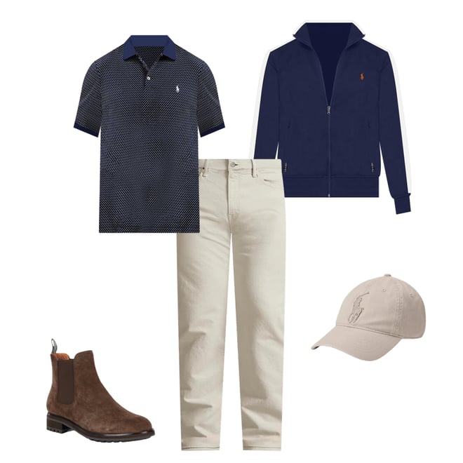 Polo Ralph Lauren Big & Tall Full-Zip Track Jacket | Dillard's