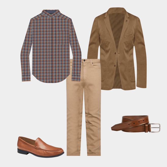 3rd bundle featuring 4 items which compliment Harrison Venetian Loafer