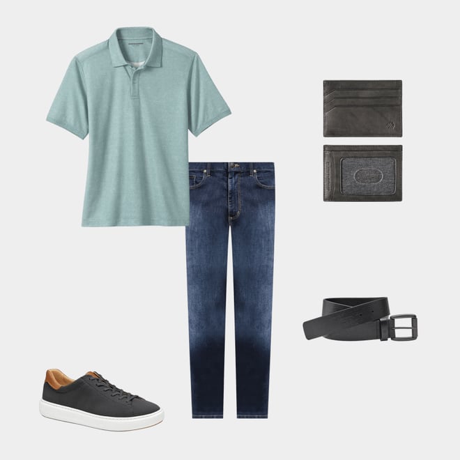 5th bundle featuring 4 items which compliment Scored Roller Buckle Belt