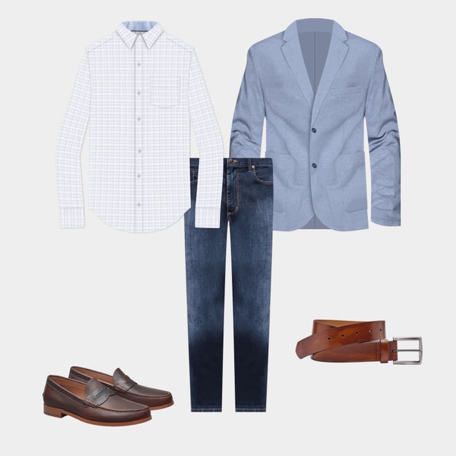 4th bundle featuring 4 items which compliment Baldwin Penny Loafer
