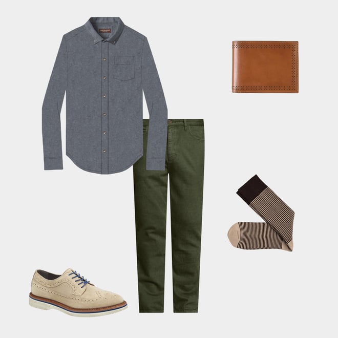 1st bundle featuring 4 items which compliment Striped Dress Socks