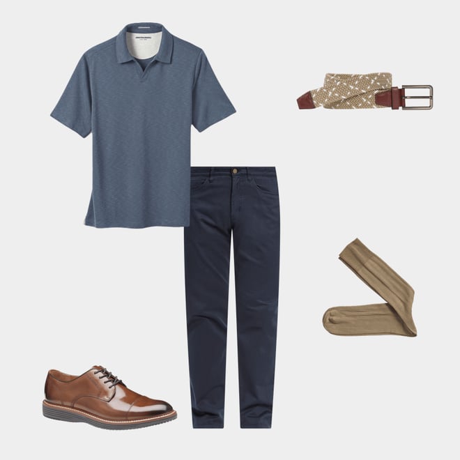 1st bundle featuring 4 items which compliment Five-Pocket Pants