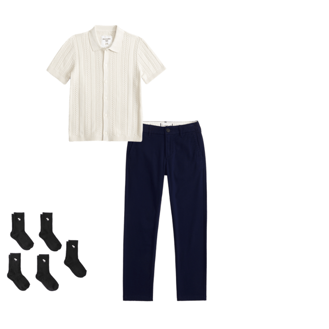 button-through sweater polo