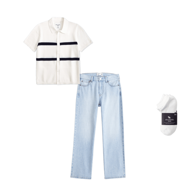 button-through sweater polo