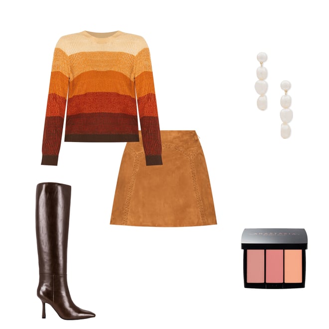 1st bundle featuring 4 items which compliment Juana Suede Skirt