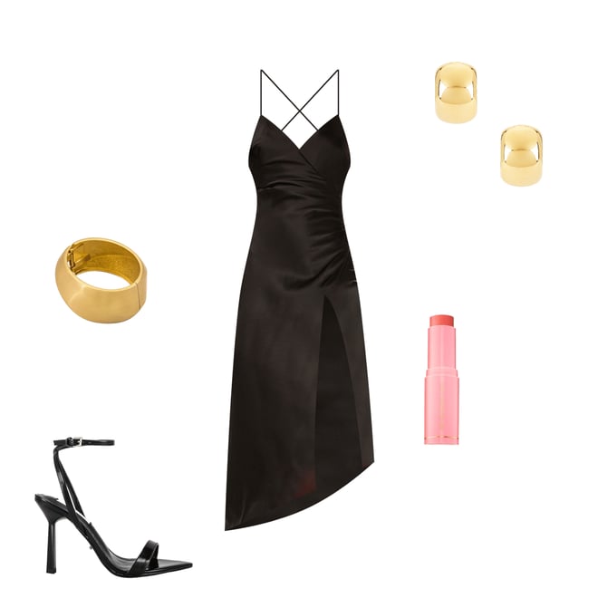 3rd bundle featuring 4 items which compliment Emma Silk Dress