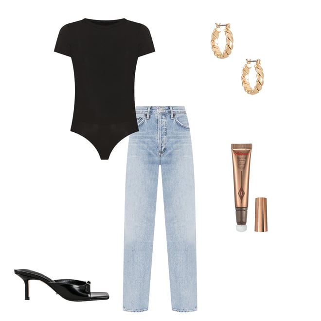 1st bundle featuring 4 items which compliment Essential Cotton Crewneck Bodysuit
