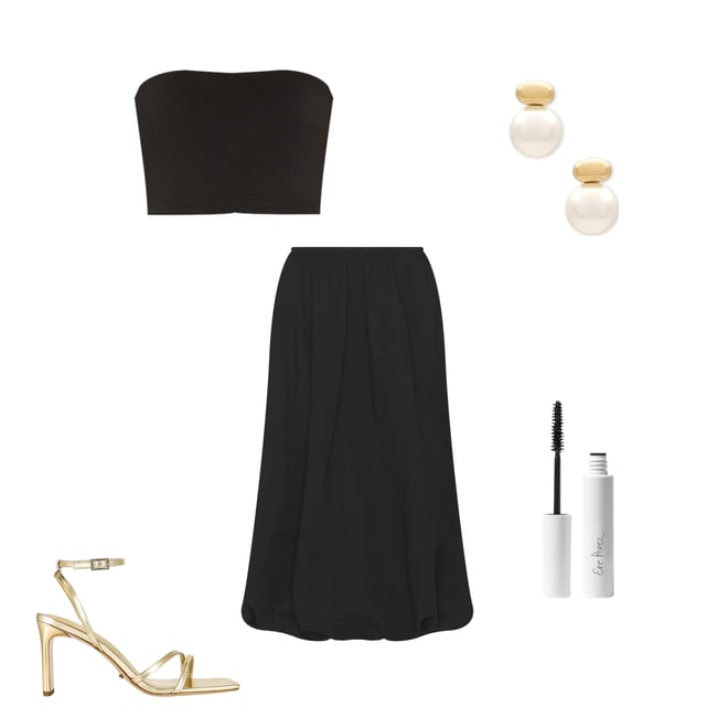 3rd bundle featuring 4 items which compliment Intuition Bubble Midi Skirt