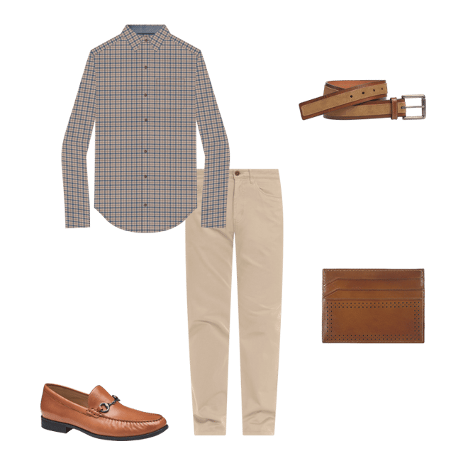 Men's Harrison Bit Loafer in Cognac Glove Leather | Johnston & Murphy