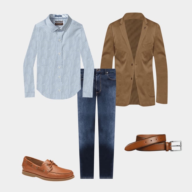 4th bundle featuring 4 items which compliment Monaco 2-Eye Boat Shoe