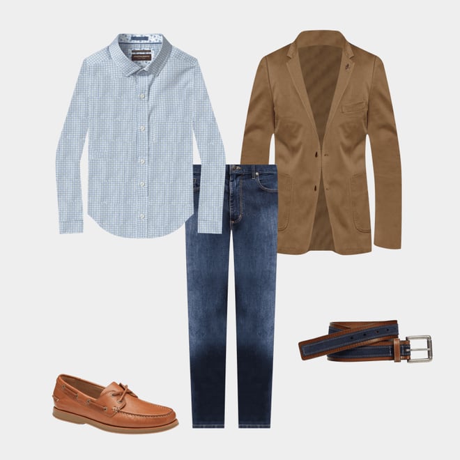 1st bundle featuring 4 items which compliment Washed Cotton Blazer