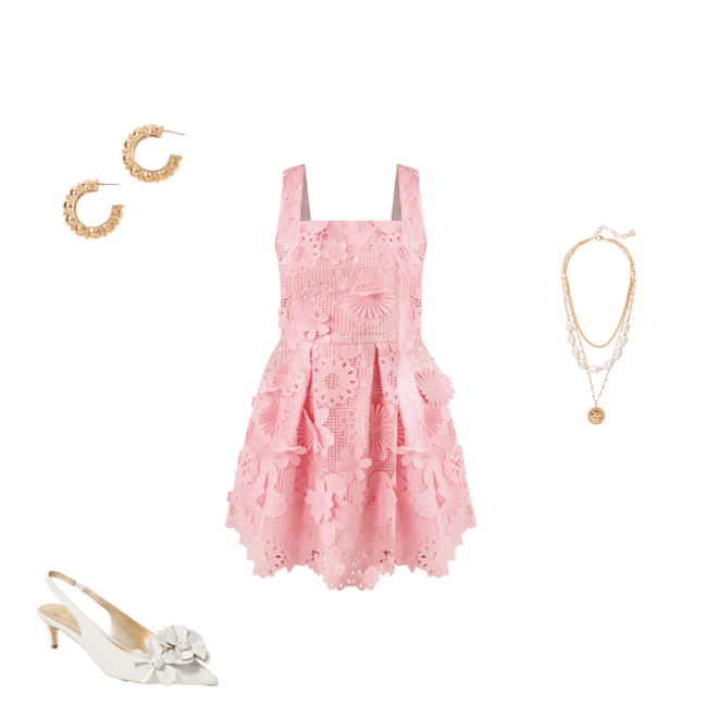 Cindy Skirted Lace Romper | Lilly Pulitzer