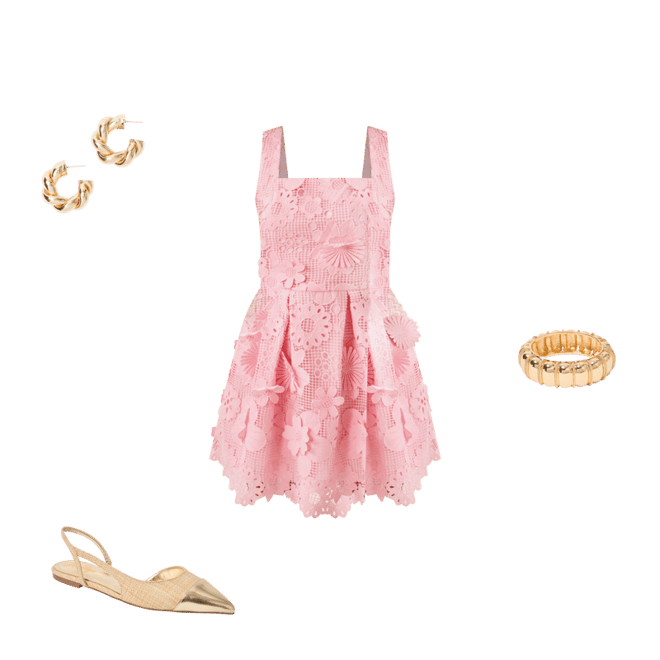 Cindy Skirted Lace Romper | Lilly Pulitzer