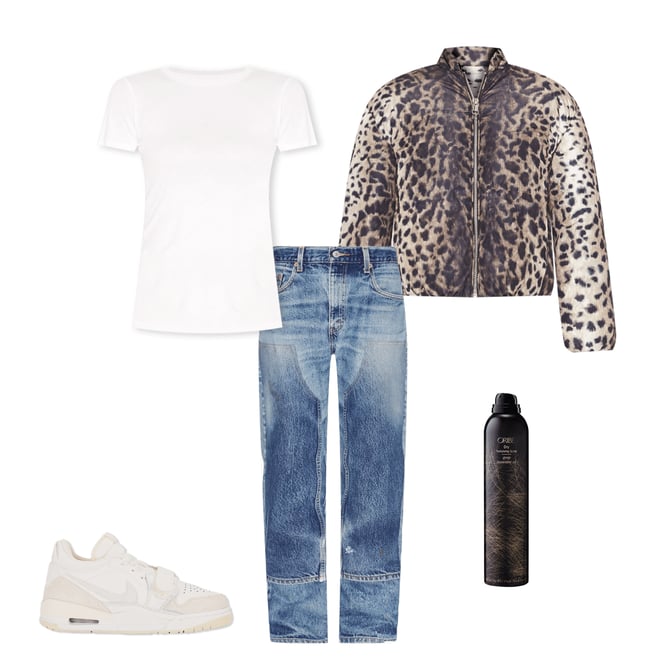 1st bundle featuring 4 items which compliment Leni Leopard Padded Bomber