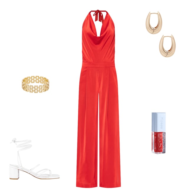 2nd bundle featuring 4 items which compliment Halter Jumpsuit