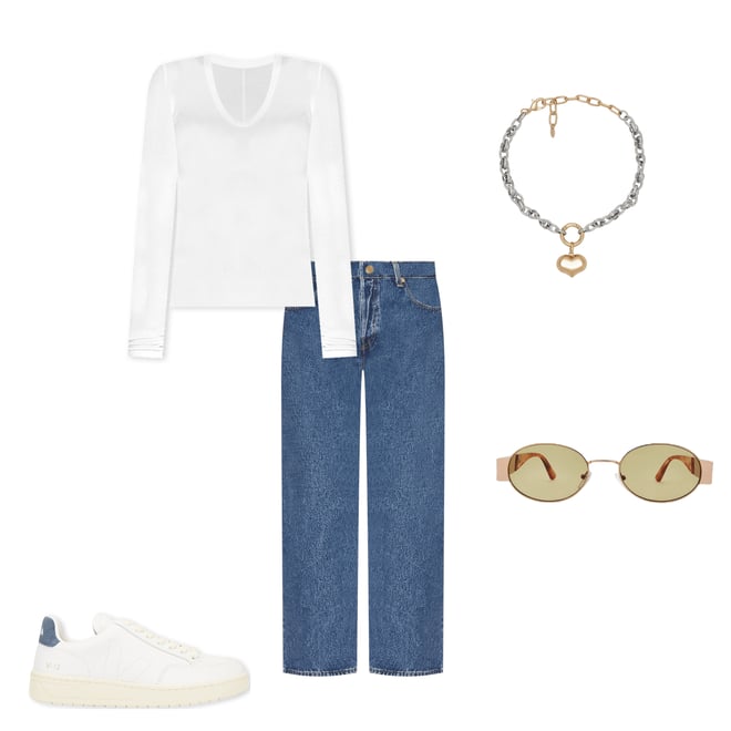 1st bundle featuring 4 items which compliment 501 90s Ankle Jeans