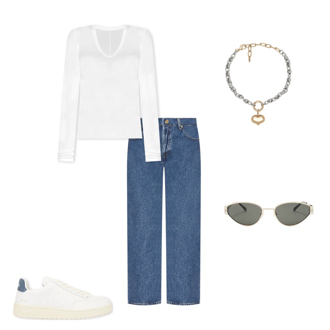 1st bundle featuring 4 items which compliment 501 90s Ankle Jeans