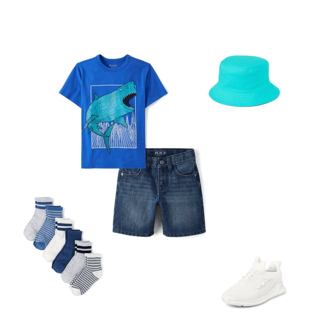 1st bundle featuring 4 items which compliment Boys Reversible Bucket Hat