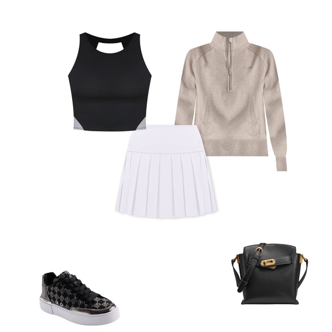 DKNY Sport by Donna Karan Logo Half Zip Stand Collar DKNY Sport by Donna Karan Logo Half Zip Stand Collar