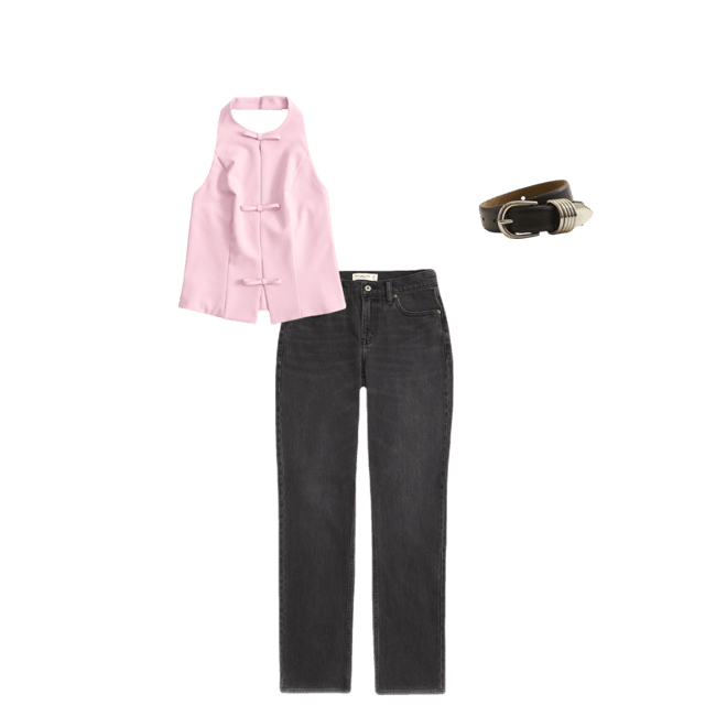 Bow Tie-Front Halter Top