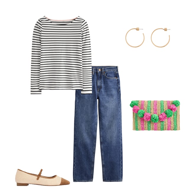 1st bundle featuring 4 items which compliment Pompom Clutch Bag