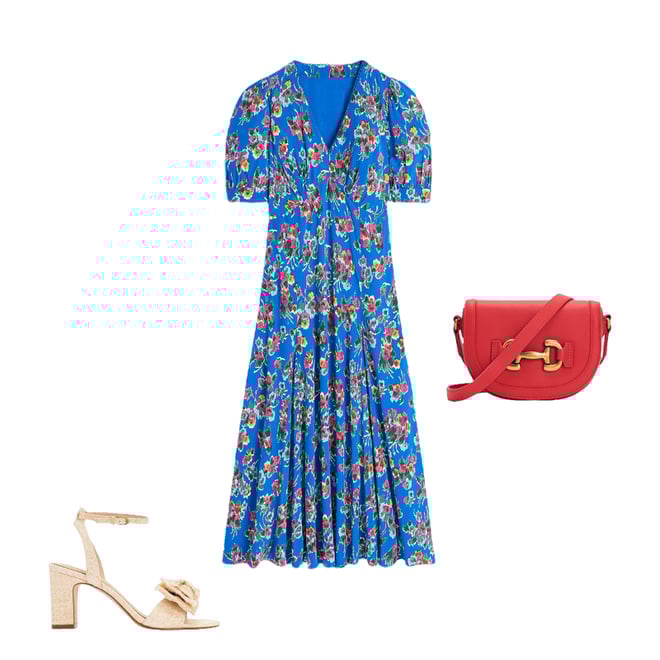 3rd bundle featuring 2 items which compliment Rosie Godet Tea Dress-Gallery Blue, Abstract Posy