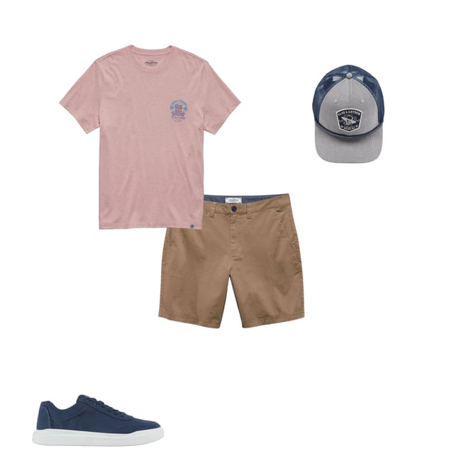 6th bundle featuring 3 items which compliment  Ronan Canvas Sneaker - Navy