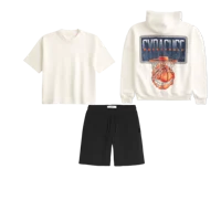 At-the-Knee Baggy Fleece Shorts
