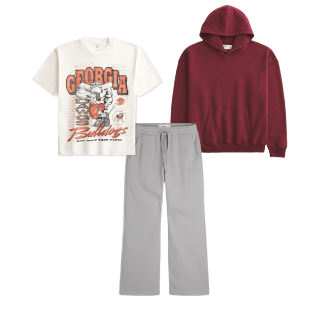 Boxy Georgia Bulldogs Graphic Tee