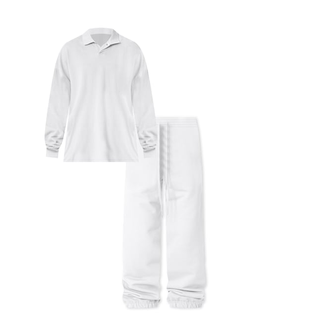 3rd bundle featuring 1 items which compliment Every Day L/S Polo - White