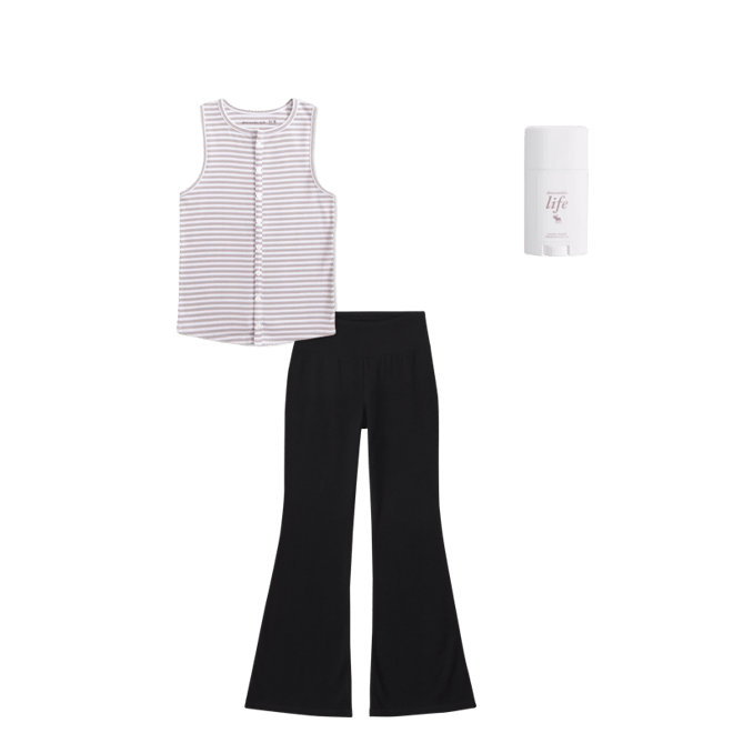 essential knit flare leggings