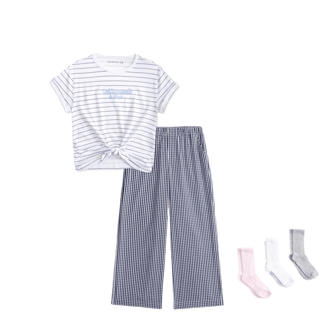 knot-front logo tee