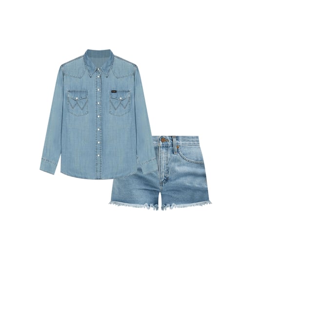 Women's Reworked Short in Light Stone