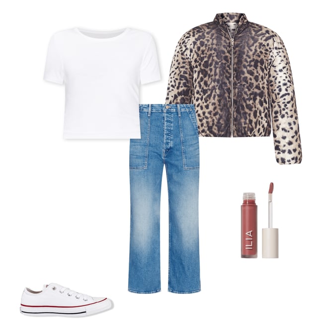 3rd bundle featuring 4 items which compliment Leni Leopard Padded Bomber