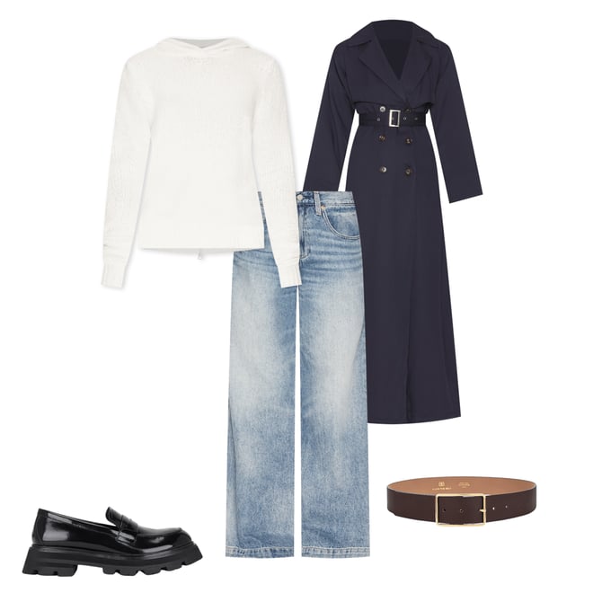 2nd bundle featuring 4 items which compliment Victoria Floor Length Trench