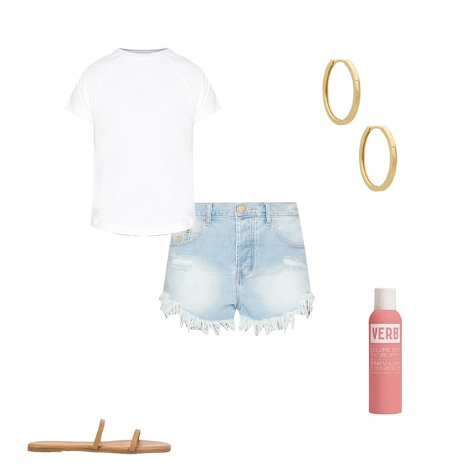 5th bundle featuring 4 items which compliment Fitted Cap Sleeve Tee