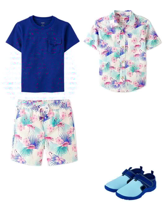 6th bundle featuring 3 items which compliment Boys Pocket Top