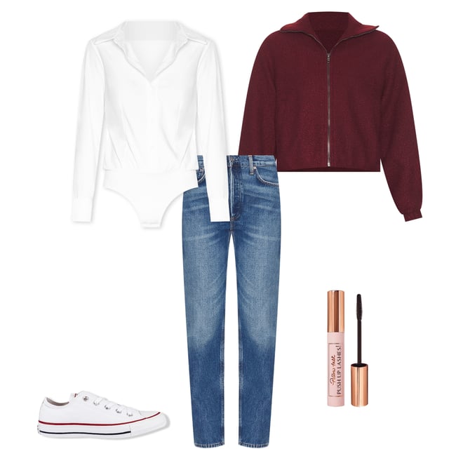 2nd bundle featuring 4 items which compliment Classic Button Down Bodysuit