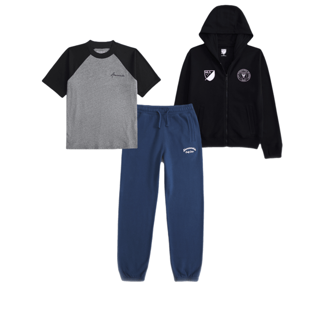 lionel messi graphic full-zip hoodie