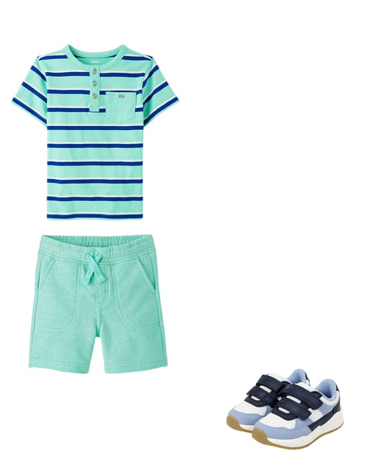 6th bundle featuring 2 items which compliment Boys Colorblock Sneakers