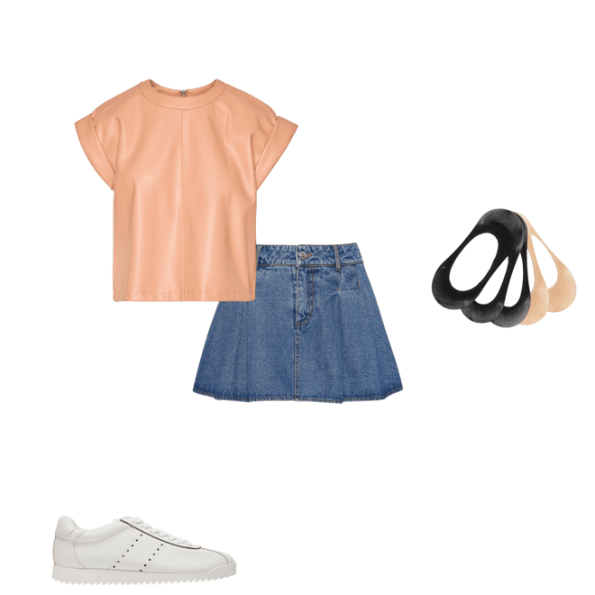 希少になる Top CAT Rose Top Leather Faux Short-Sleeved Women's | Clothing