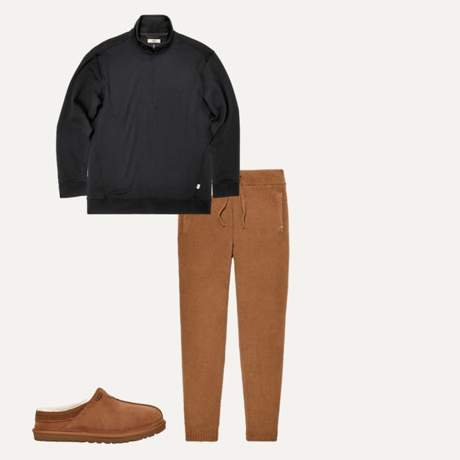 【UGG】★スウェット★ Men's UGGbraid Half Zip UGG Men's Braid Half Zip Chestnut – West NYC
