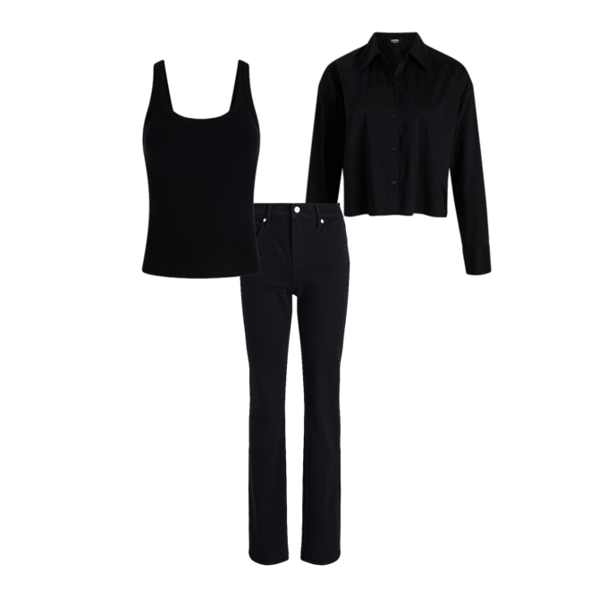 Mid Rise Black Bootcut Jeans | Express