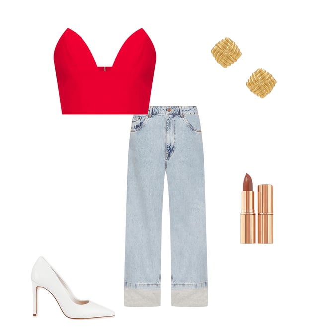 1st bundle featuring 4 items which compliment x REVOLVE Delphi Crop Top