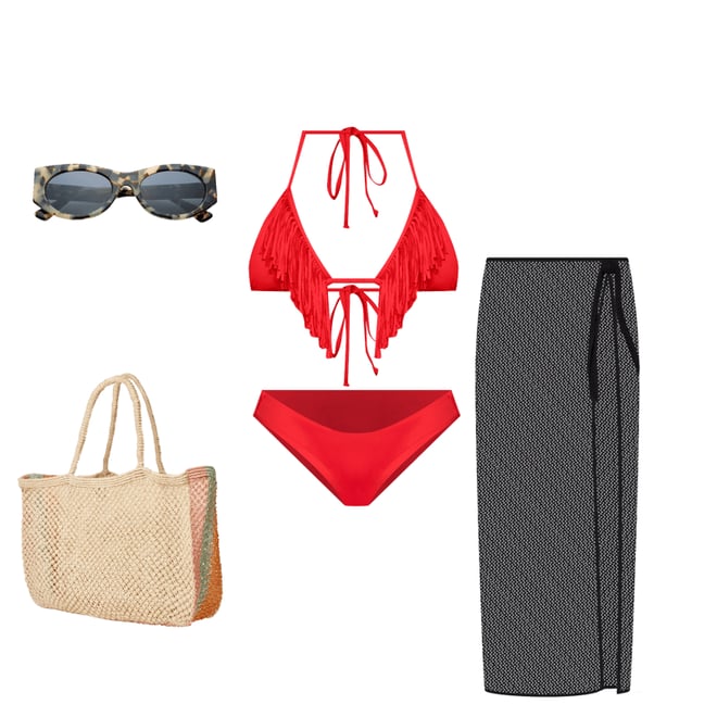 3rd bundle featuring 4 items which compliment Soliel Sarong Skirt