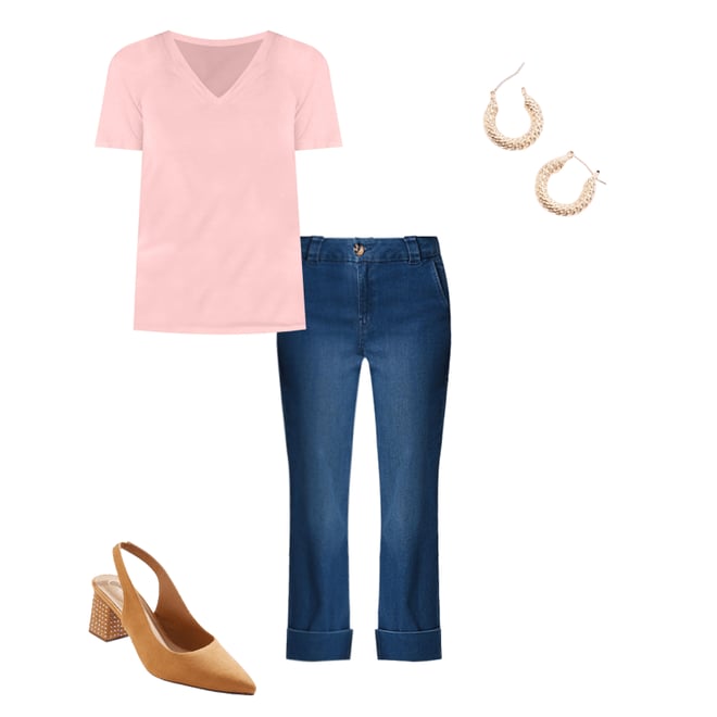  Cato Fashions | Cato Cropped High Rise Trousers