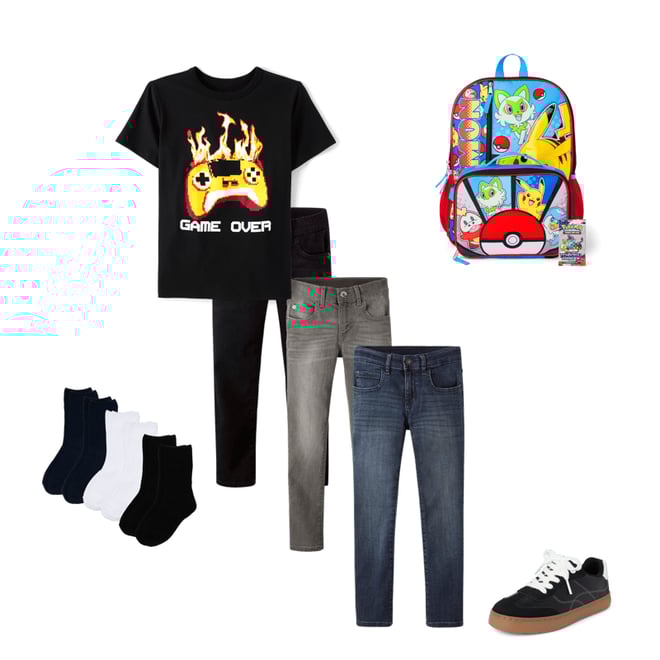 10th bundle featuring 4 items which compliment Boys Super Skinny Jeans 3-Pack - Slim