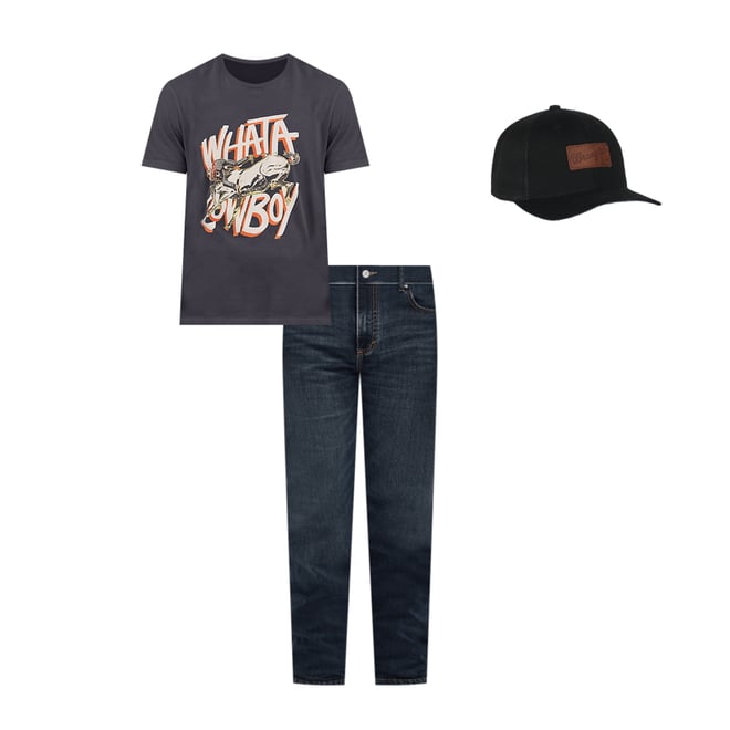 Men's Wrangler Retro® Slim Fit Straight Leg Jean in Tilden